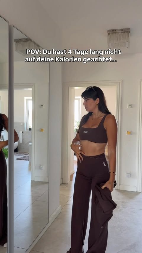 Instagram-Reel von Domi: nach vier Tagen ohne Kalorien achten